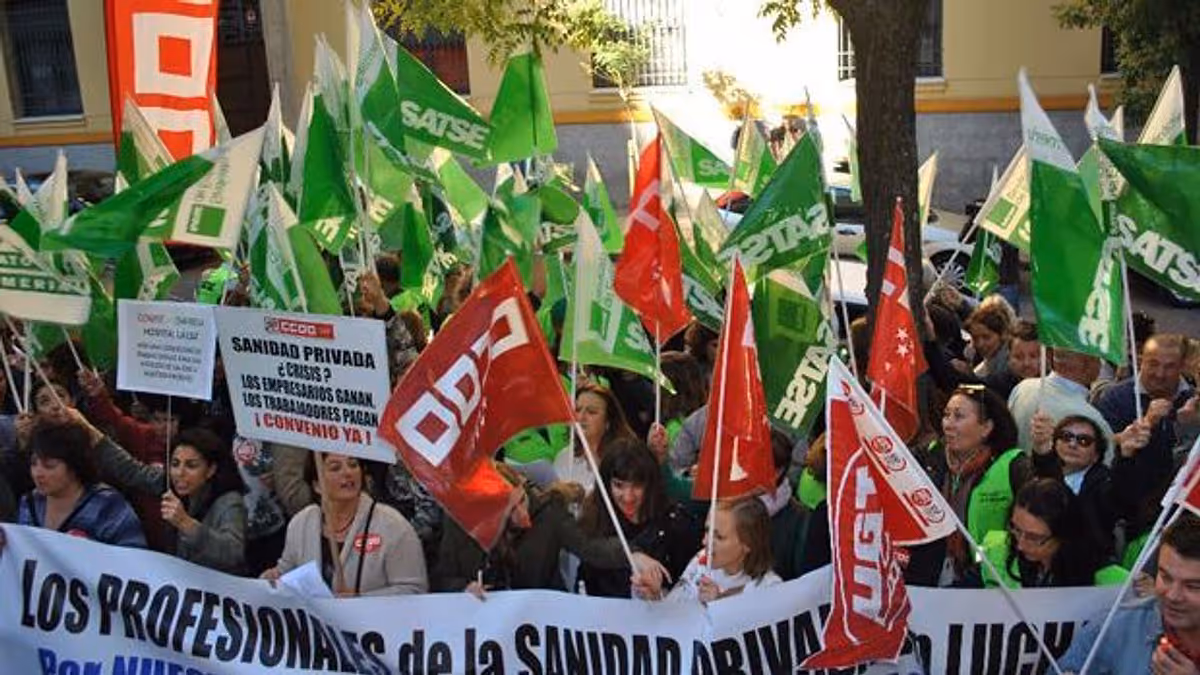 Sanidad privada de Baleares: sindicatos cancelan primera protesta